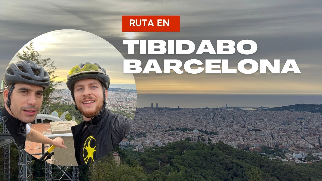 En bici hasta Tibidabo - Barcelona 😊