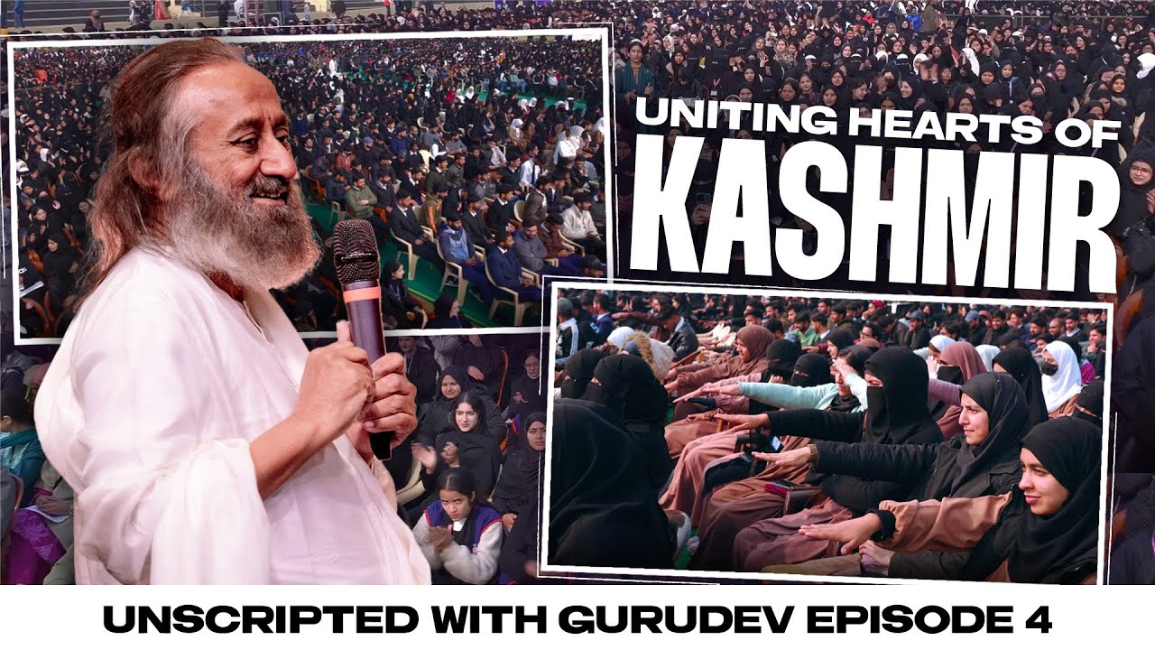 20,000 Youth in Kashmir Join the EduYouth Meet With Gurudev