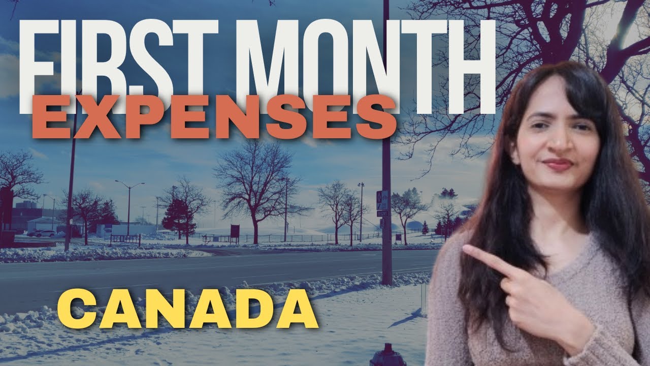 First month expenses in Canada as an International student 2024🍁🇨🇦