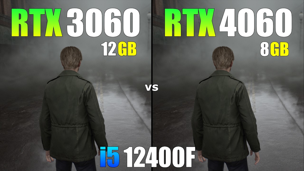 RTX 3060 vs RTX 4060 : i5 12400F - Test in 16 Games in 2025