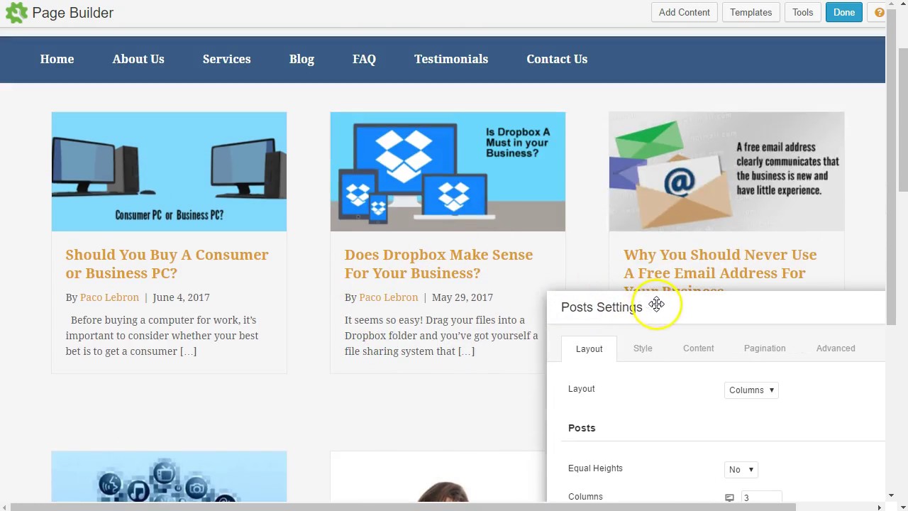 Tech Site Builder Tutorial: Customize Your Blog List