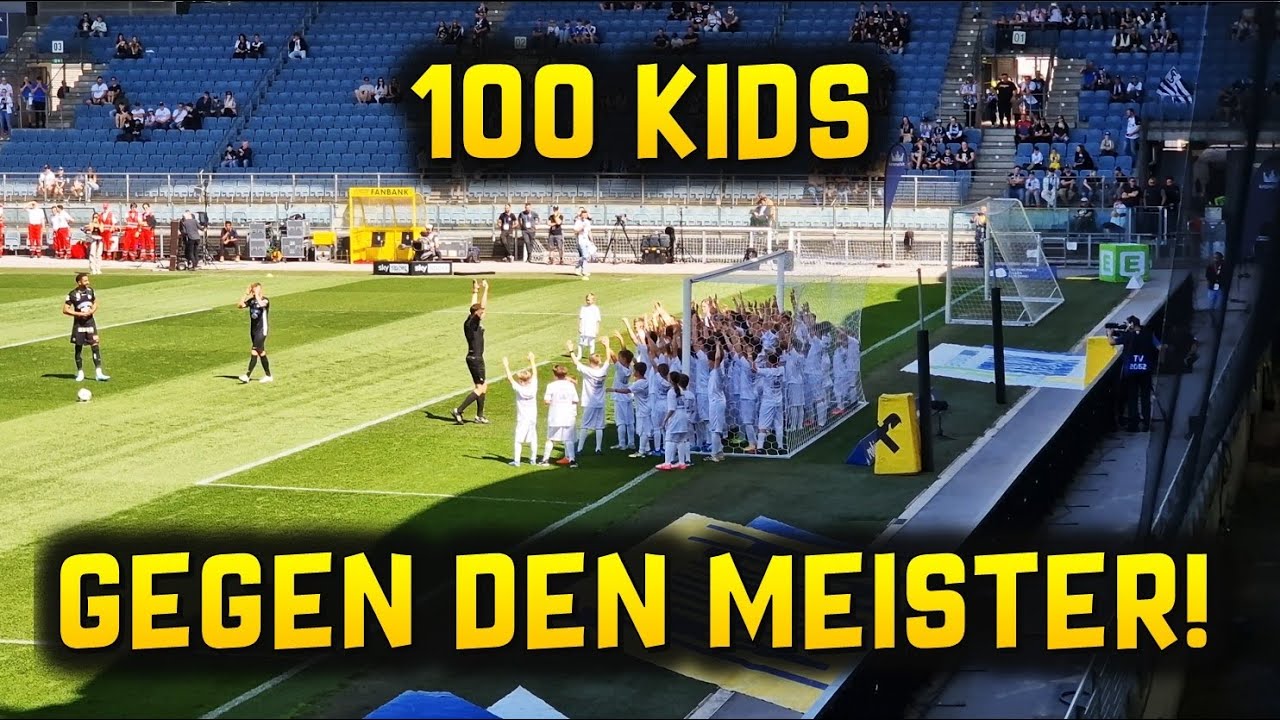 100 KIDS gegen den MEISTER! | 100 Kids - SK Sturm Graz 3:1 – 20.04.2025