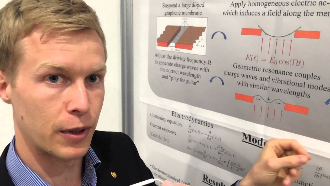 Axel Martin Eriksson from Chalmers University at Graphene Week 2015