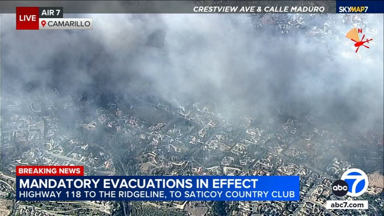 Fire that burned through Camarillo turns into &lsquo;all-hands-on-deck&rsquo; situation