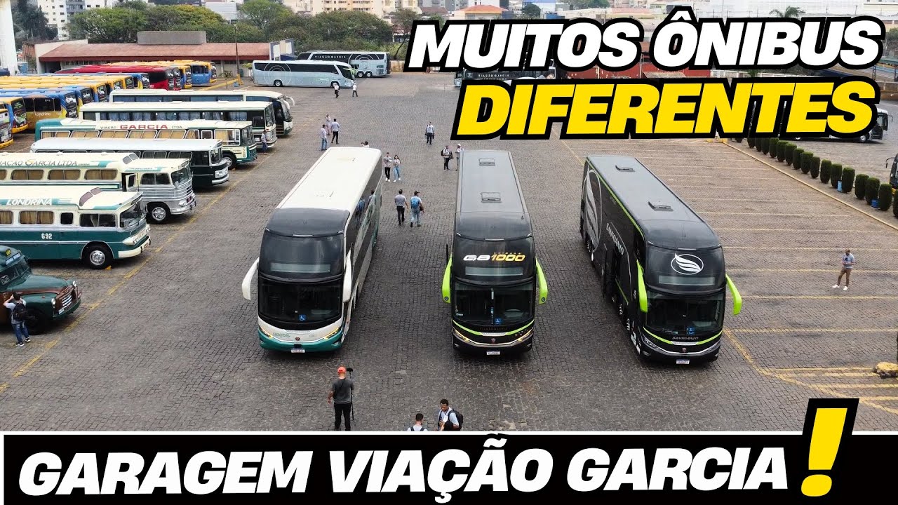 INCRÍVEL CONHEÇA A GARAGEM DOS ÔNIBUS DA VIAÇÃO GARCIA EM LONDRINA