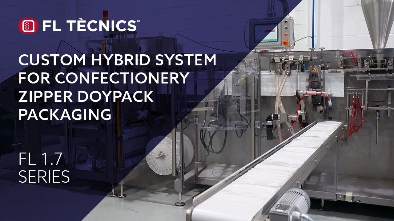 Hybrid Machine for Confectionery Zipper Doypack Packaging | FL 1.7 Rollstock HFFS & Pouch-Forming