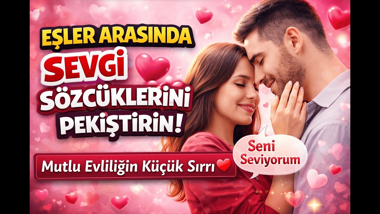Eşler Arasında Sevgi Sözleri Neden Önemli? (30 Saniyede Gerçek!)