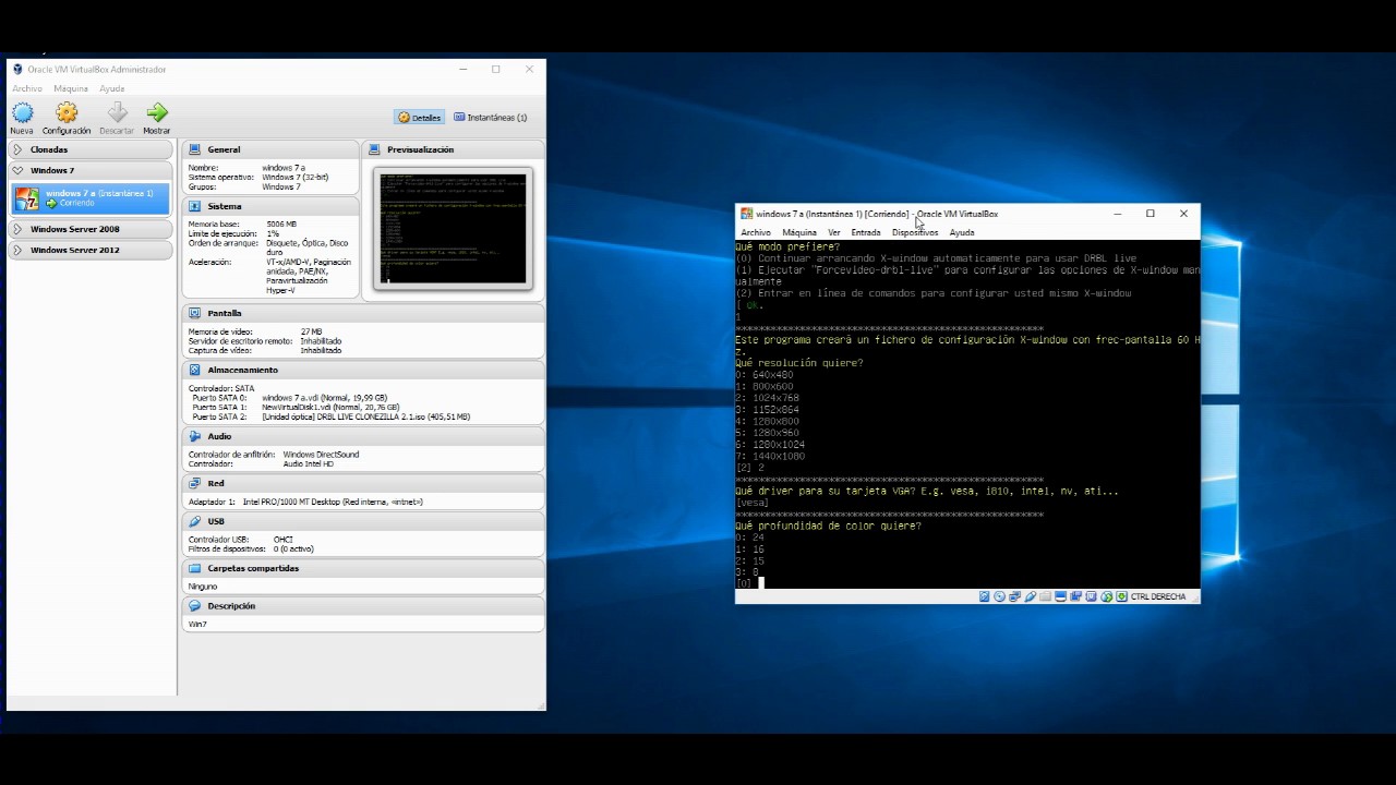 Clonezilla, Clonación de clientes por DRBL Multicast 3/3