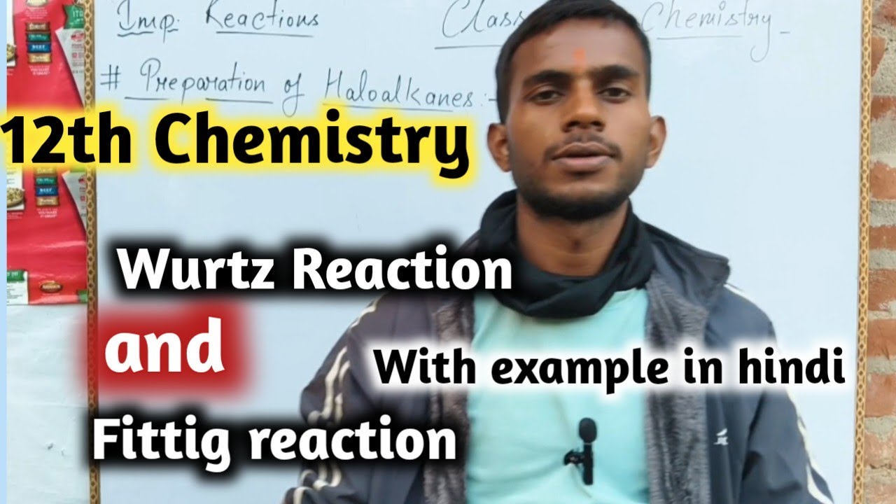 chemical reaction of haloalkanes class 12 naming reaction l wurtz reaction #class12th 