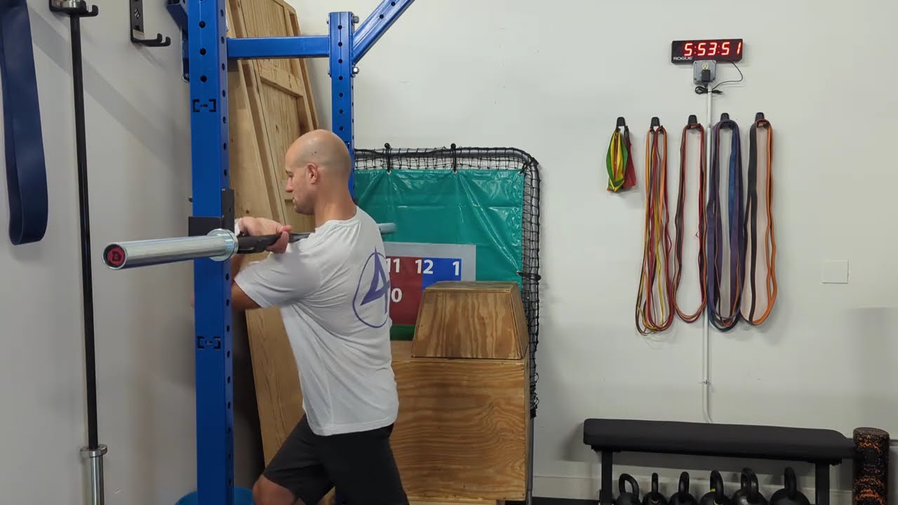 Barbell Front Rack Flossing