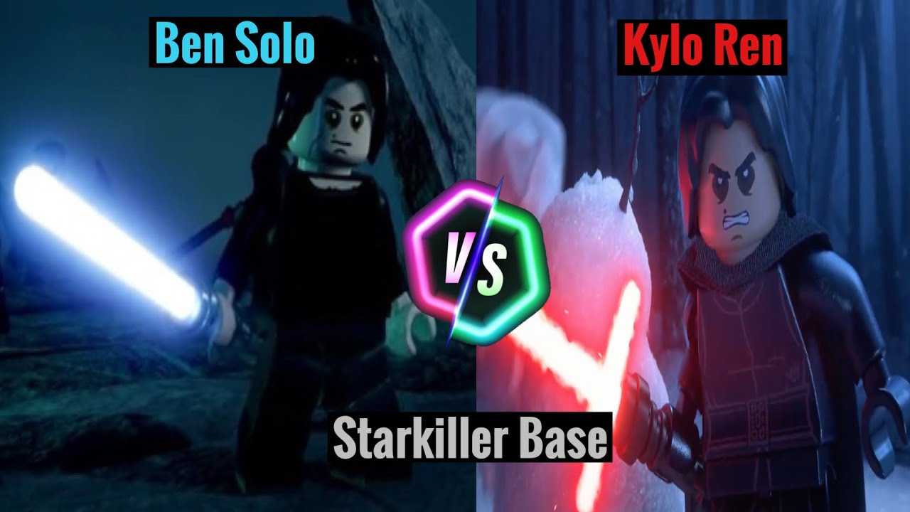 Lego Star Wars: TSS - Ben Solo Vs Kylo Ren - Starkiller Base!
