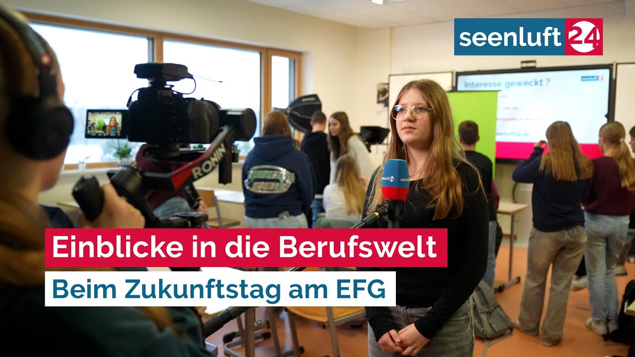 Einblicke in die Berufswelt - Beim Zukunftstag am EFG