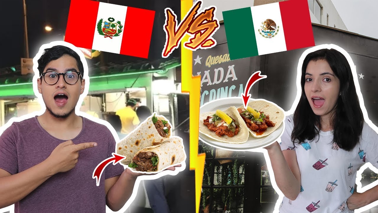 TACOS PERUANOS Vs TACOS MEXICANOS (¿Cuál es mejor?)