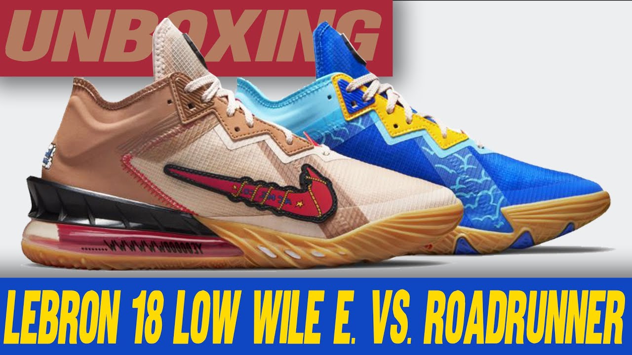 Unboxing Nike LEBRON 18 LOW WILE E. VS. ROADRUNNER