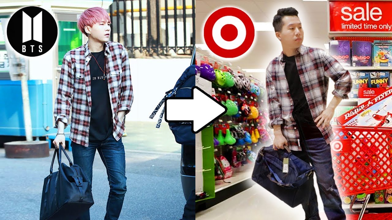 I Dressed like BTS with TARGET Clothes!