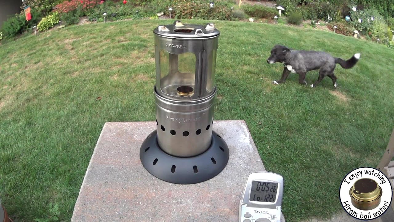 StoveTec FireFly Lantern - Burn Test #3 - 2'' Long Twigs - Check For Smoke
