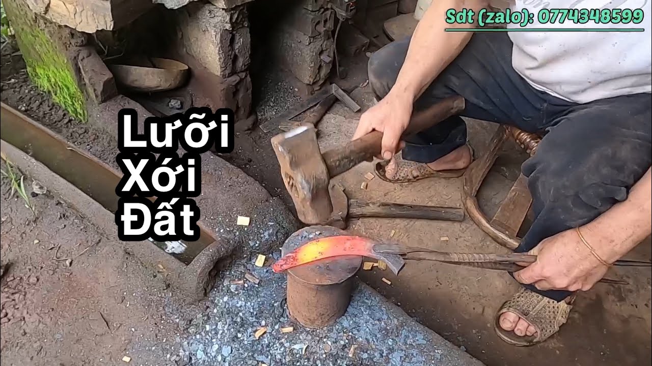 Rèn Dao Mèo Từ Lưỡi Phay Đất || Dao Mèo Thủ Công