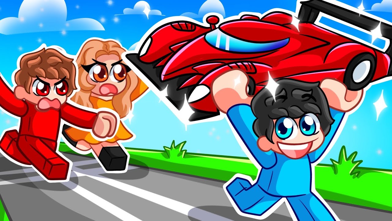 Robando los Coches M&Aacute;S CAROS en Roblox Roba un Auto!