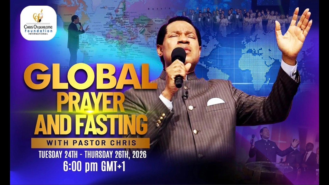 REBROADCAST: DAY 1 GLOBAL PRAYER & FASTING WITH PASTOR CHRIS | FEBRUARY 2026 EDITION