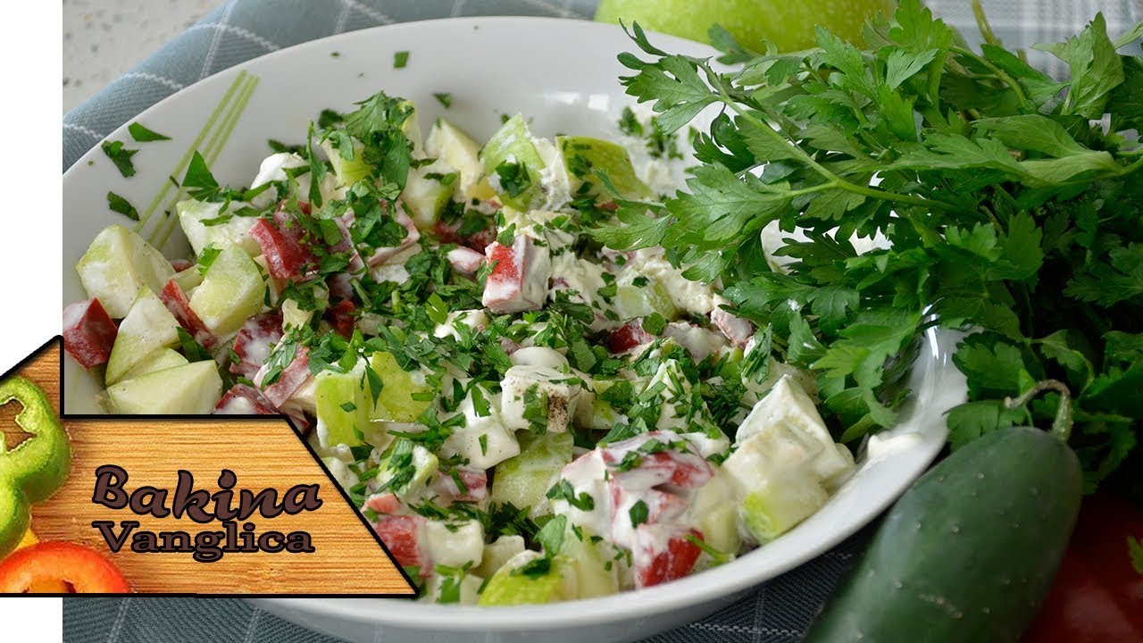 Epizoda 54 - Salata sa jabukama i krastavcima / Salad with apples and cucumbers