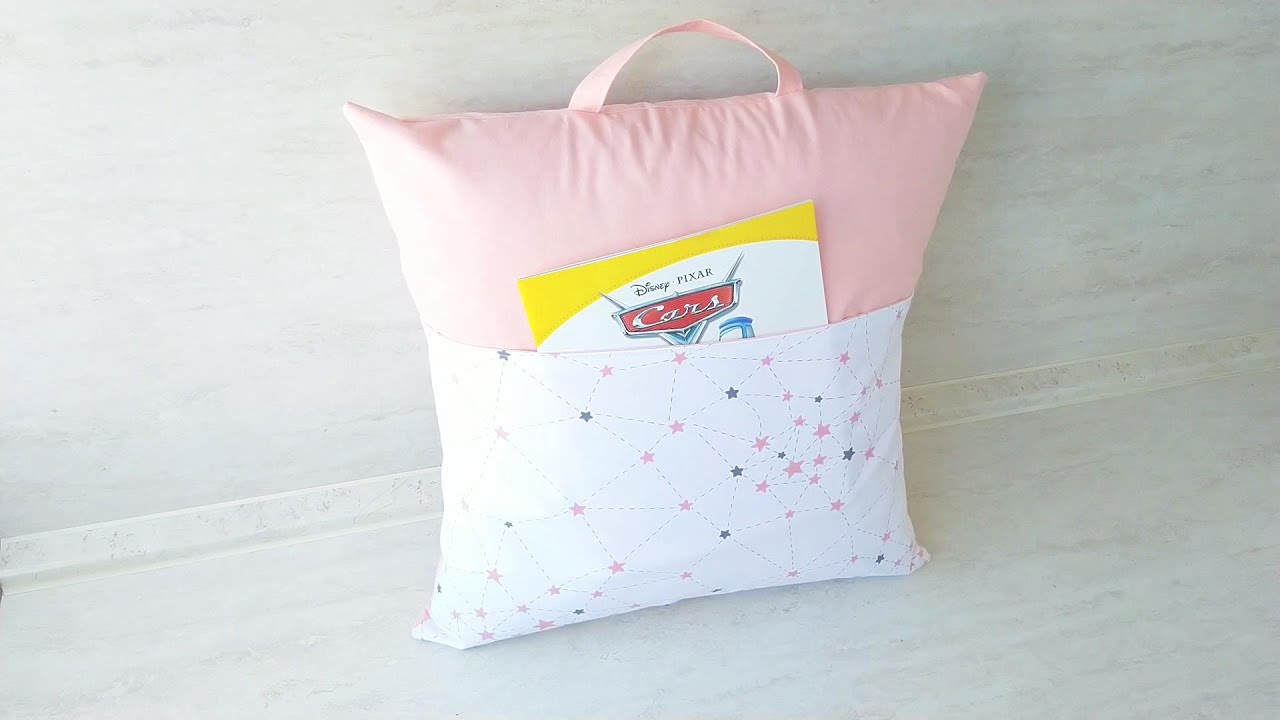 DIY Reading Pillow // Book Pillow Tutorial