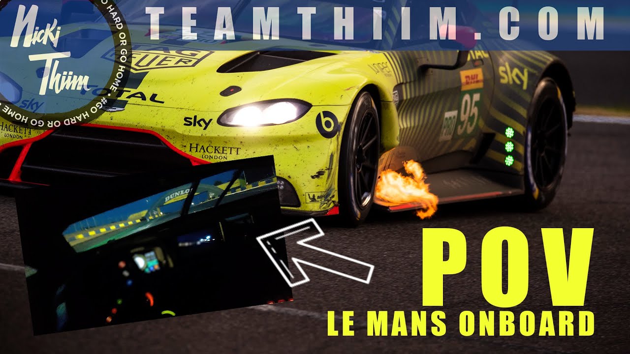 ONBOARD THE WINNING ASTON MARTIN LE MANS 2020 NIGHT WITH NICKI THIIM | GET THAT SPECIAL FOV FEELING!
