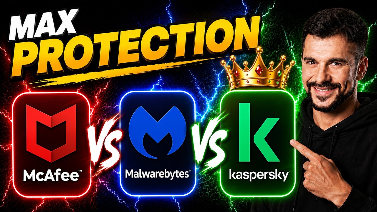 McAfee против Malwarebytes против Kaspersky (лучший антивирус)