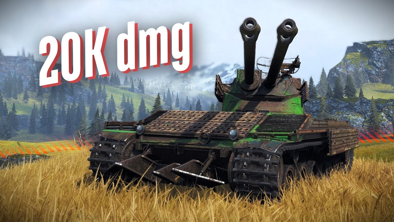 20K Dmg + 6 Kills - WoT - STEEL HUNTER - ARLEQUIN - Amazing 1000 dmg setup
