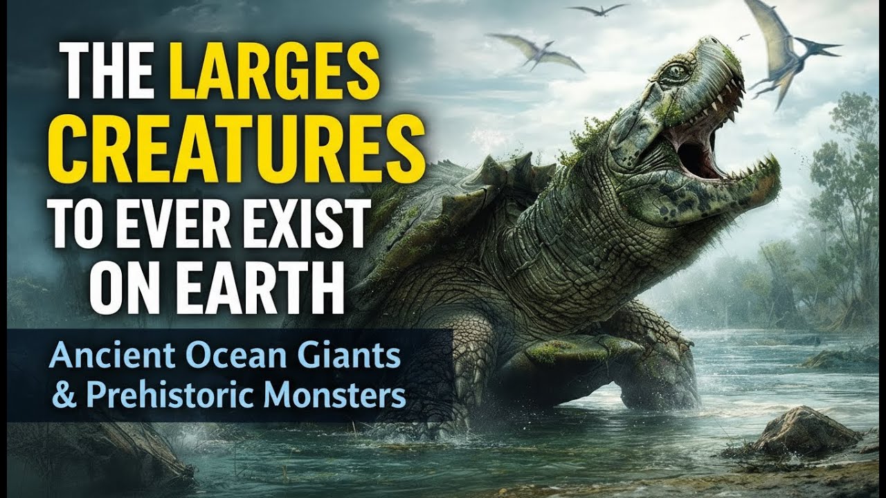 The Largest Creatures to Ever Exist on Earth | Prehistoric Monsters