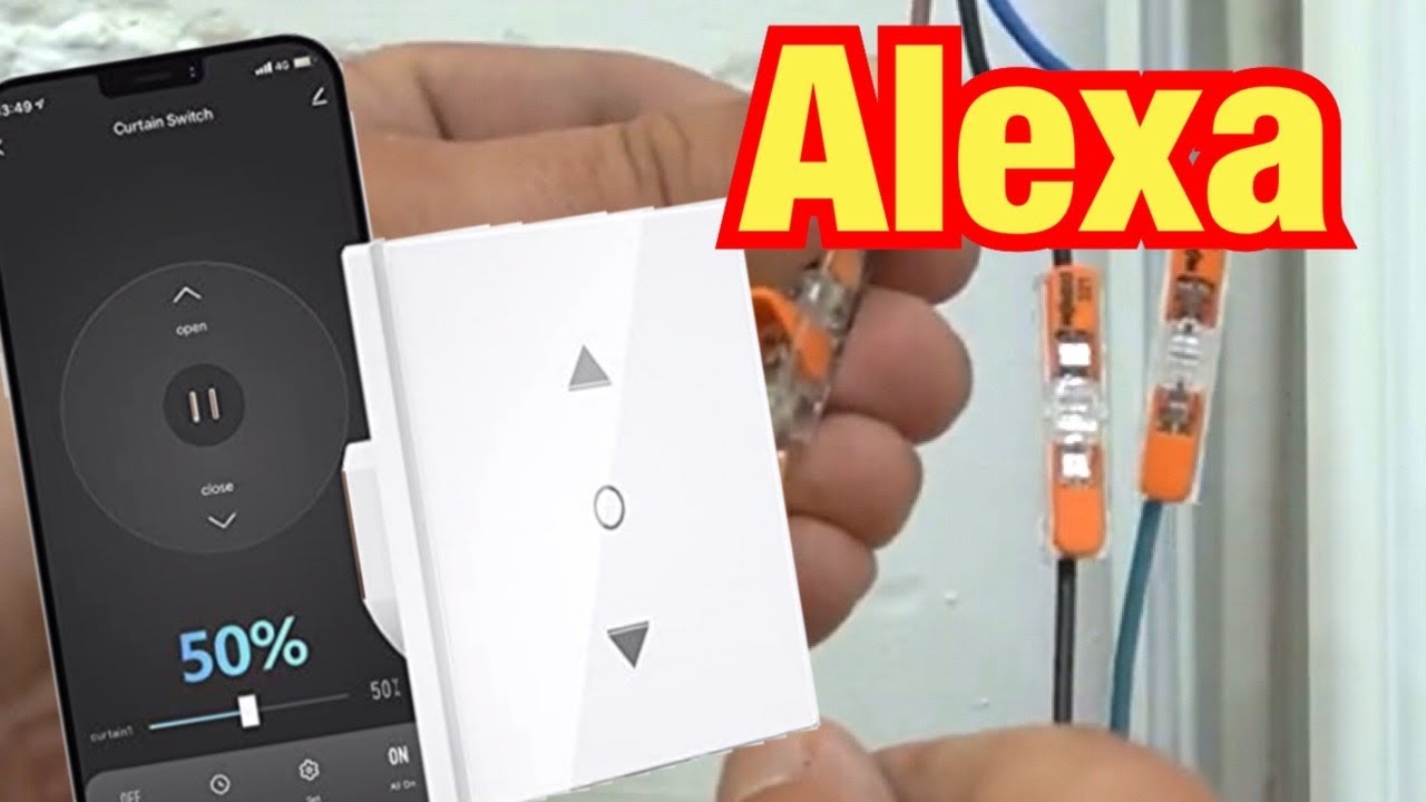 MAXCIO WLAN Rollladenschalter |Prozentgenau mit Alexa steuern! Proofwood