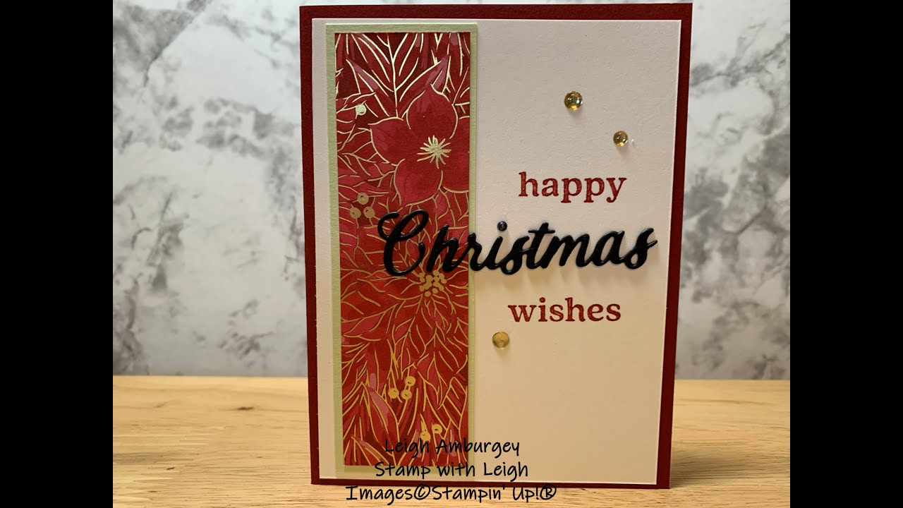 Words for the Season Video - Stamp with Leigh