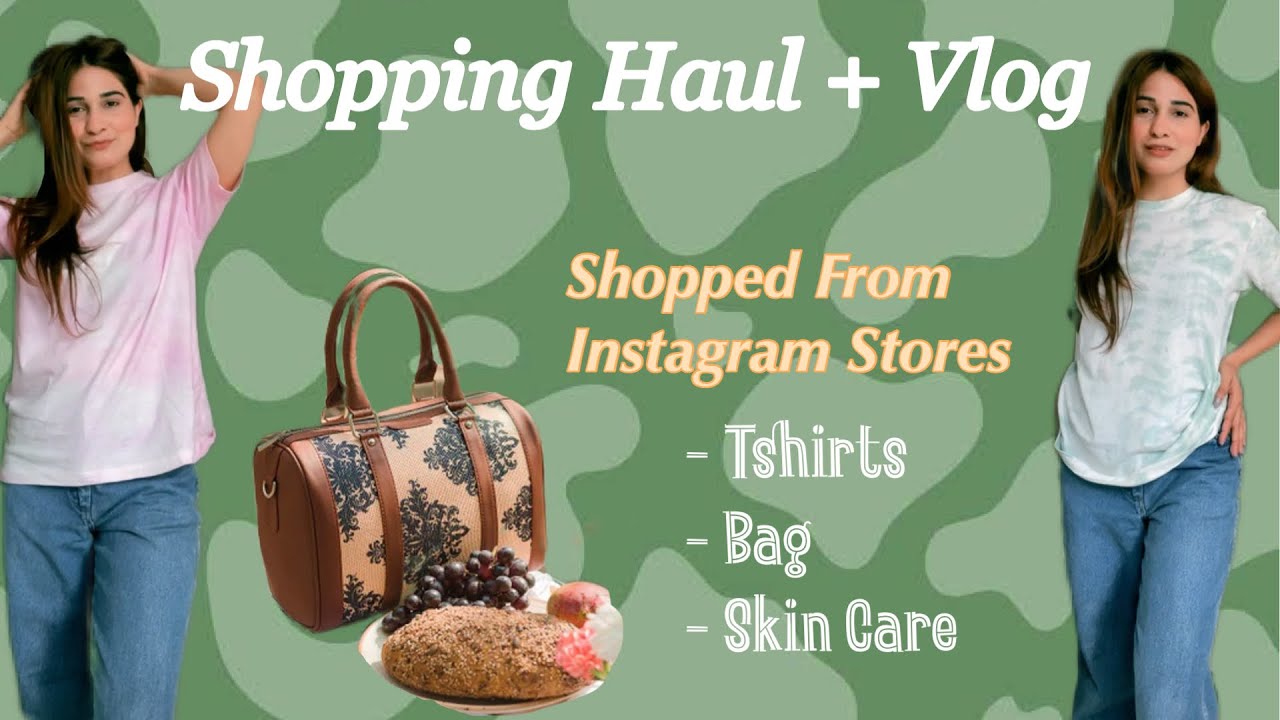 Shopping Haul | T-shirts Haul | Handbag, Skin Care | Daily Vlog #shoppinghaul #vlog #tshirtshaul