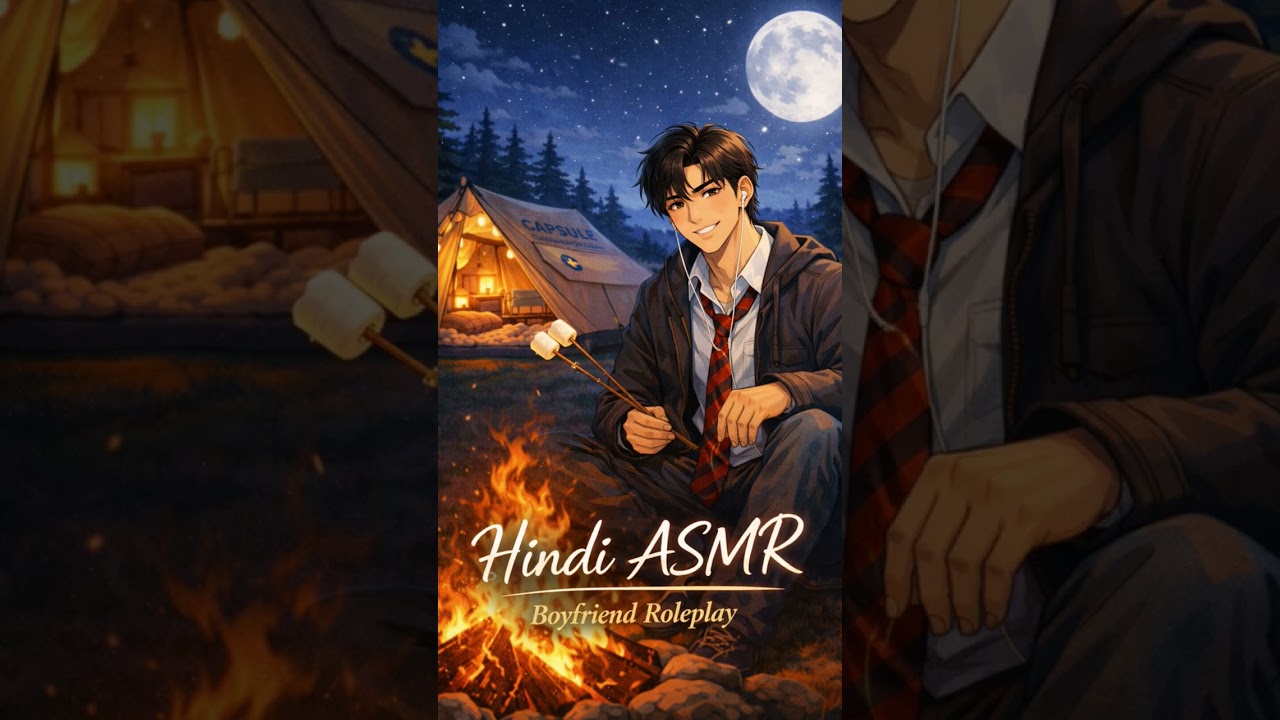 Camping Date by the Bonfire  🌃 🌙 Hindi ASMR Boyfriend Roleplay | Protective, Comforting & Sleep Aid