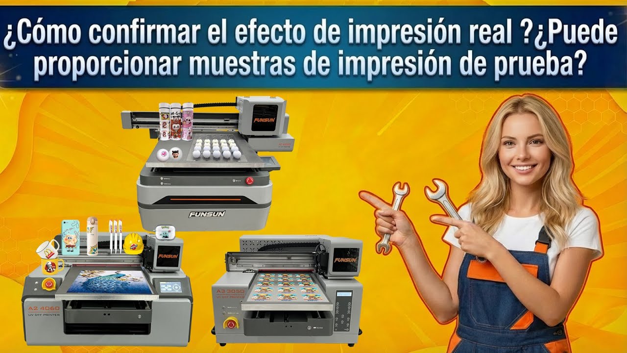 &iquest;C&oacute;mo confirmar el efecto de impresi&oacute;n real ？&iquest;Puede proporcionar muestras de impresi&oacute;n de prueba？
