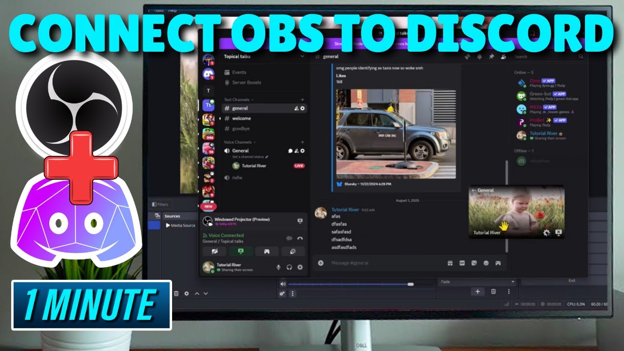 How to Connect OBS to Discord | Stream on Discord using OBS