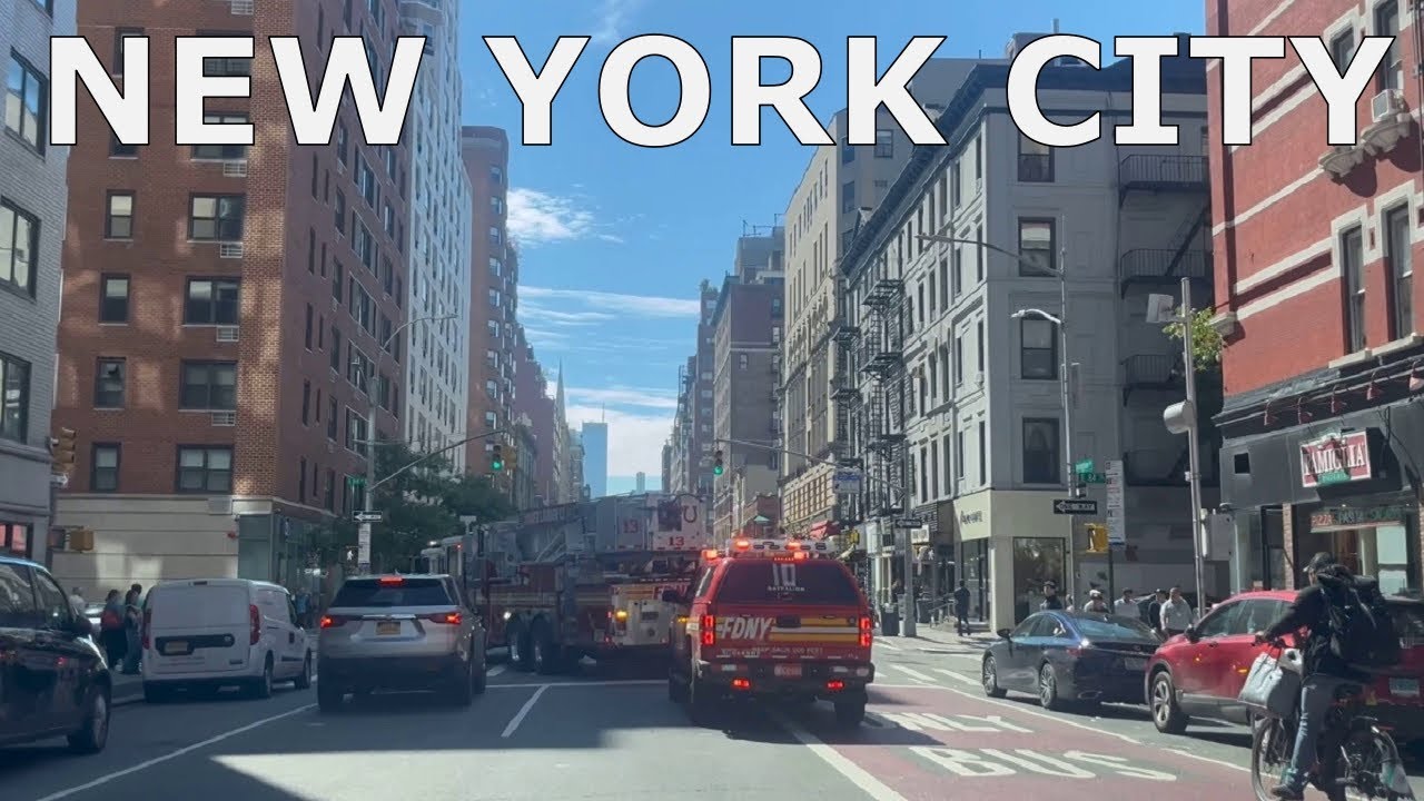 New York City | 4K Driving in Lexington Ave, Manhattan, NYC