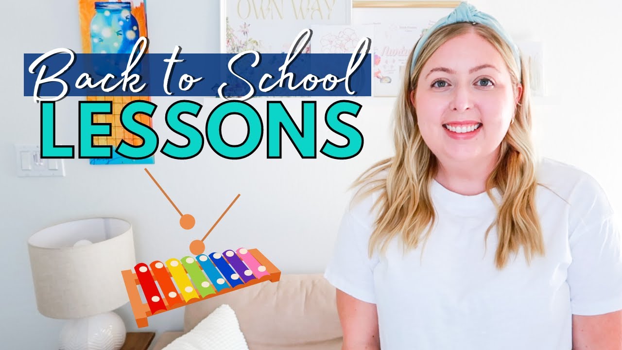 Lesson Ideas for the Beginning of School