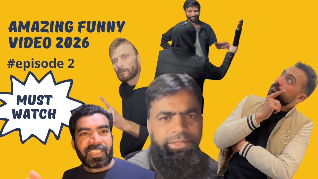 Amazing funny video 2026 episode two upload this video enjoy this video thank you so much ￼