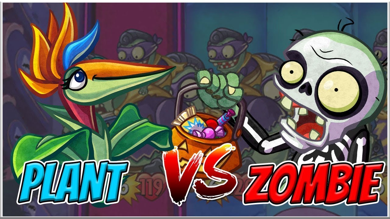 Trick or Treater vs Birds of Paradise - Plants vs Zombies Heroes Gameplay