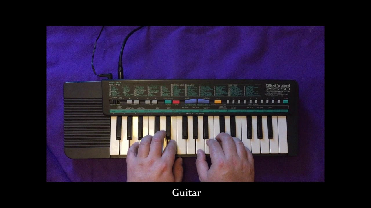 Yamaha PSS 50 Keyboard - ALL 79 Sounds in 17 Minutes !