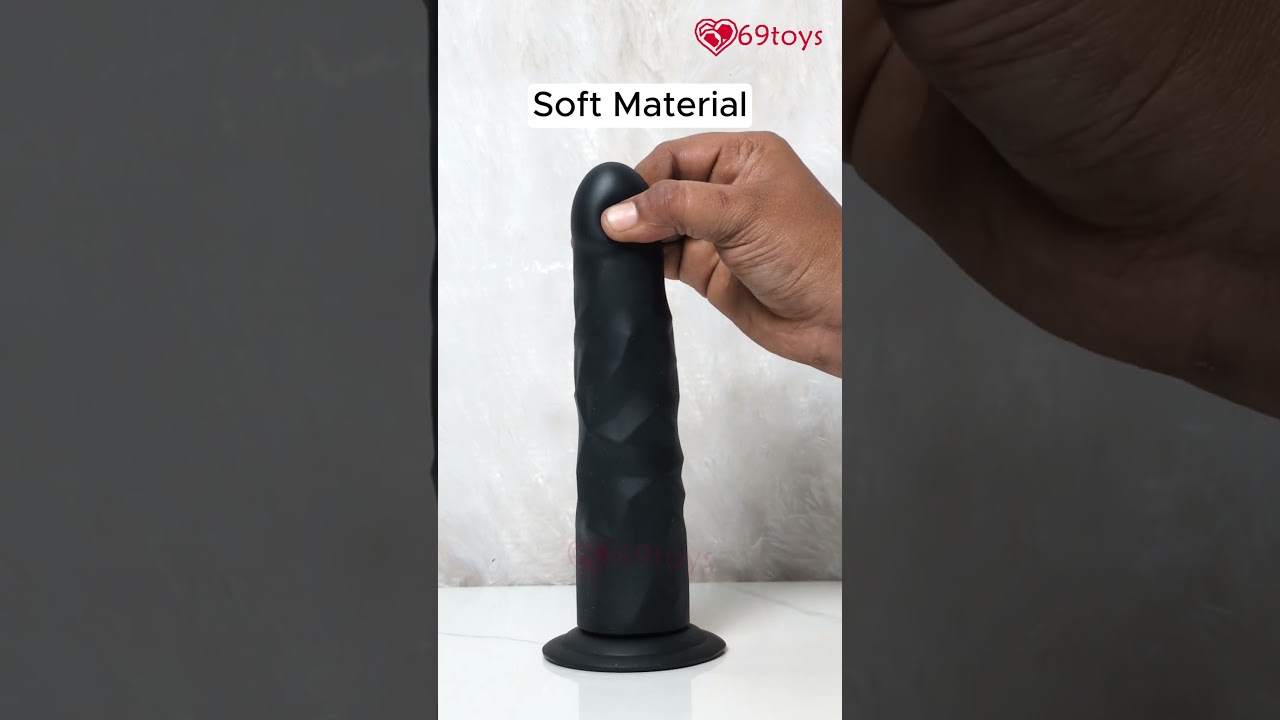 8 Velvet black  Silicone Dildo | Sex Toys India