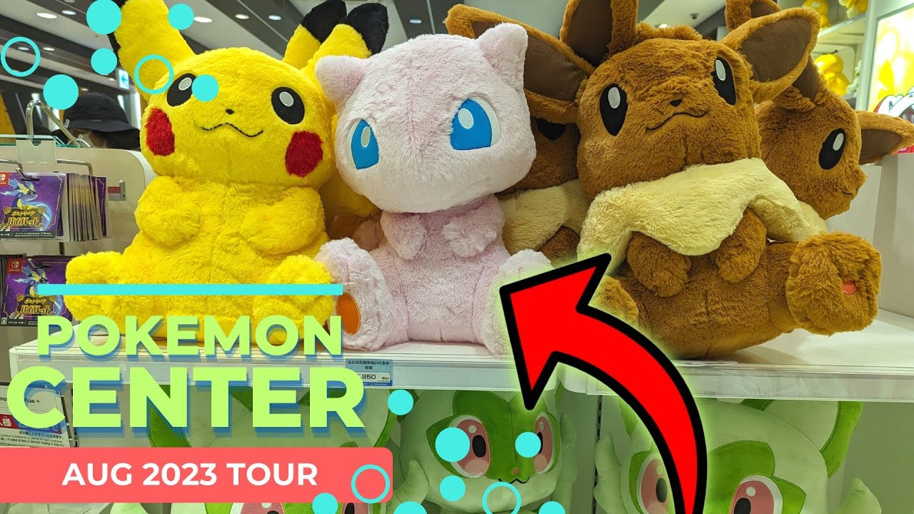 Large PIKACHU at the POKEMON CENTER in Fukuoka | Late August 2023 Tour