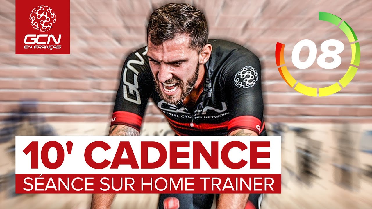 Séance sur home trainer : 10 minutes cadence élevée | Entraînements