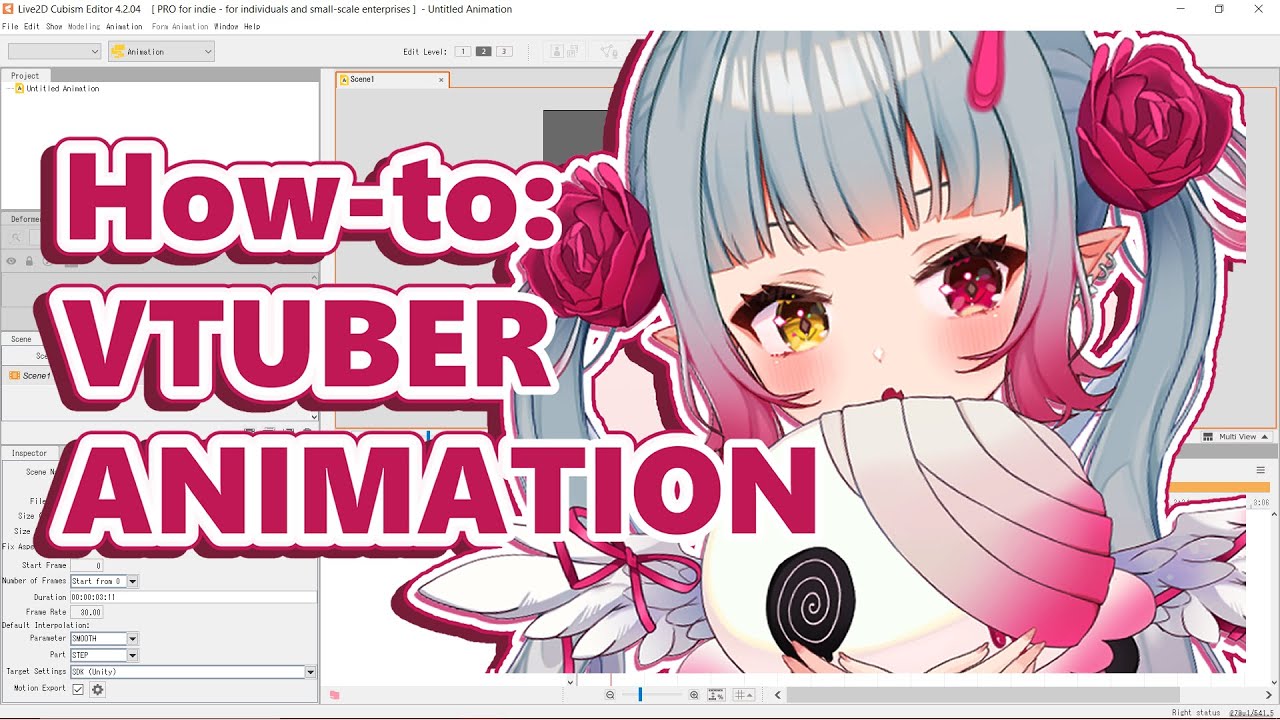 How to Animate a Vtuber model | Idle and Toggle Animations | Live2D Animation Tutorial