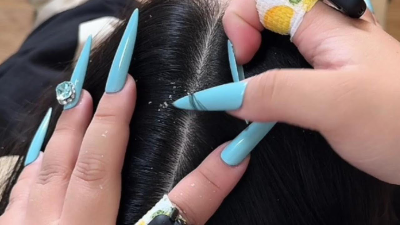 Cola ASMR | Soft Long Nail Scalp Therapy for Quiet Night Relaxation (No Talking)