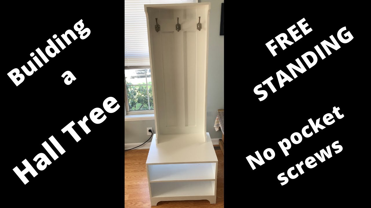 Building a Hall tree | no pocket screws