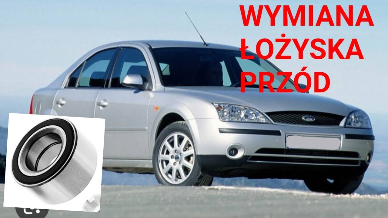 Jak wymienić łożysko przód Ford Mondeo MK3 MKIII wymiana łożyska przedniego demontaż wyjąć