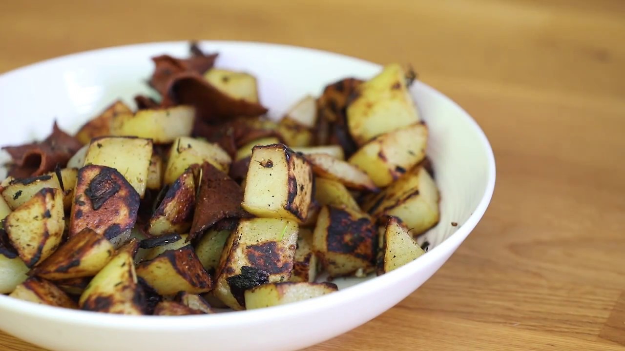 Vegan Pastrami Hash with Sgaia Foods Pastramheat