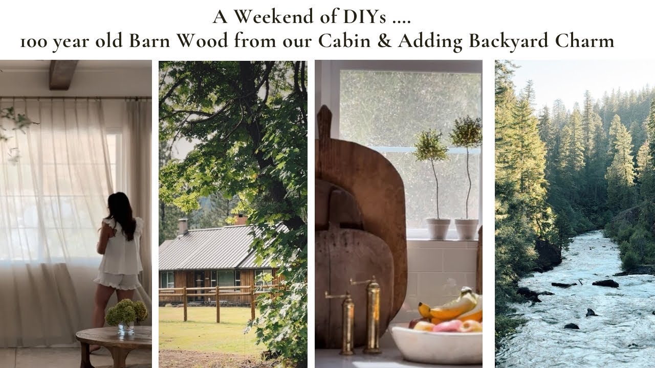 A WEEKEND FULL OF HOME DIYS + a Cozy Weekend at the Cabin + Backyard Makeover | Crater Lake, Oregon