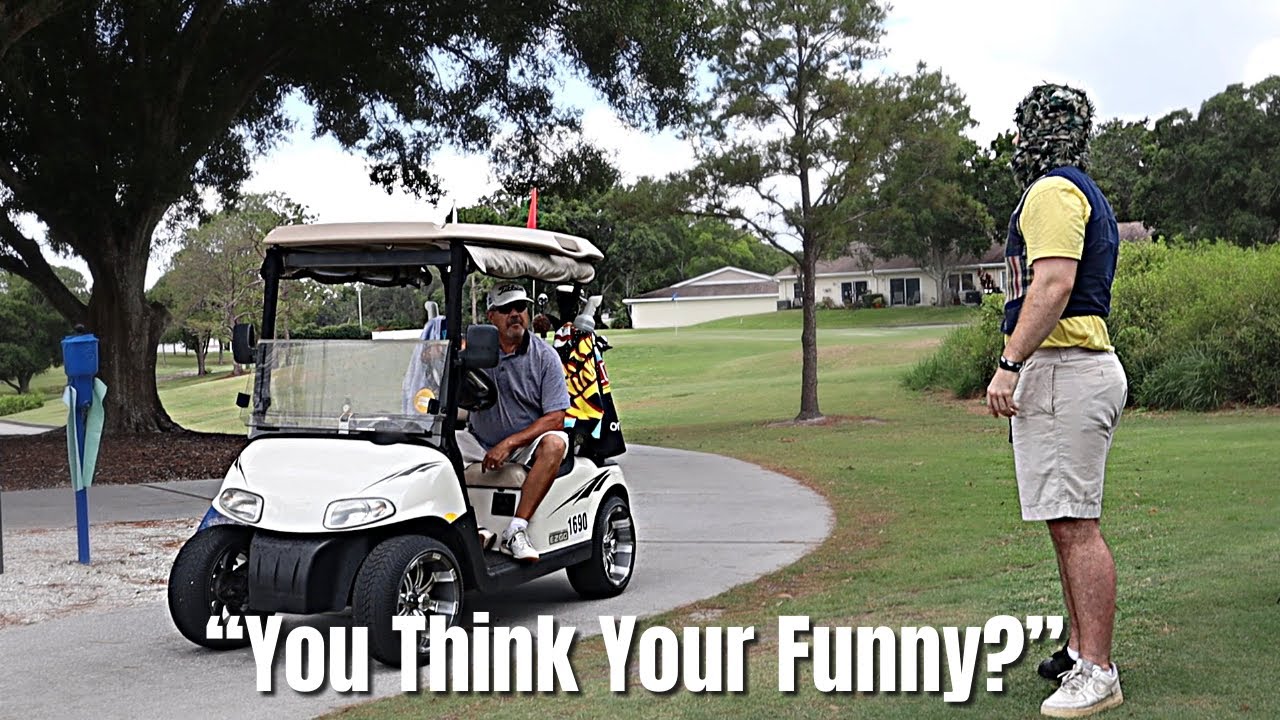 Airhorn On Golfers Prank!